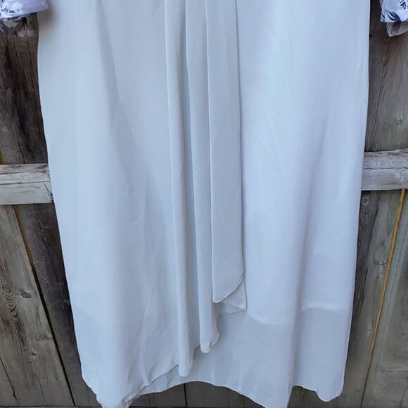 Floral Sheer Lined Dress sz. XL - Picture 2 of 3